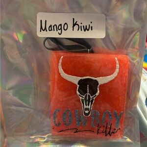 Car freshie. In the fragrance mango kiwi